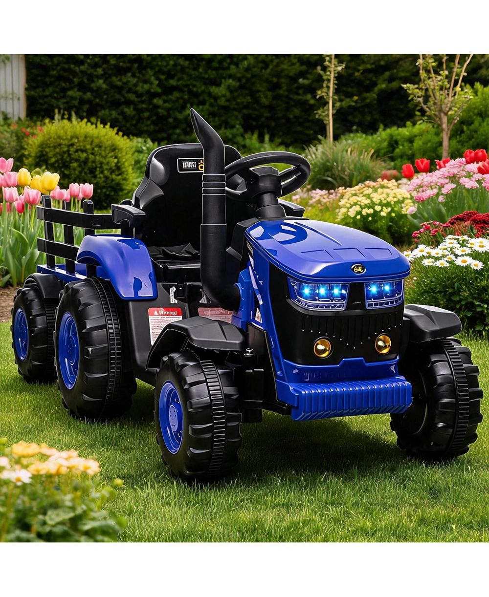 Электромобиль homfan Tractor с прицепом, 12V Rechargeable, Remote Control