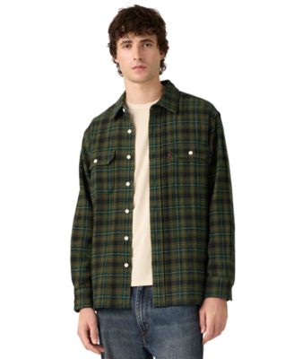 Levi's мужская классическая рубашка в клетку с длинным рукавом