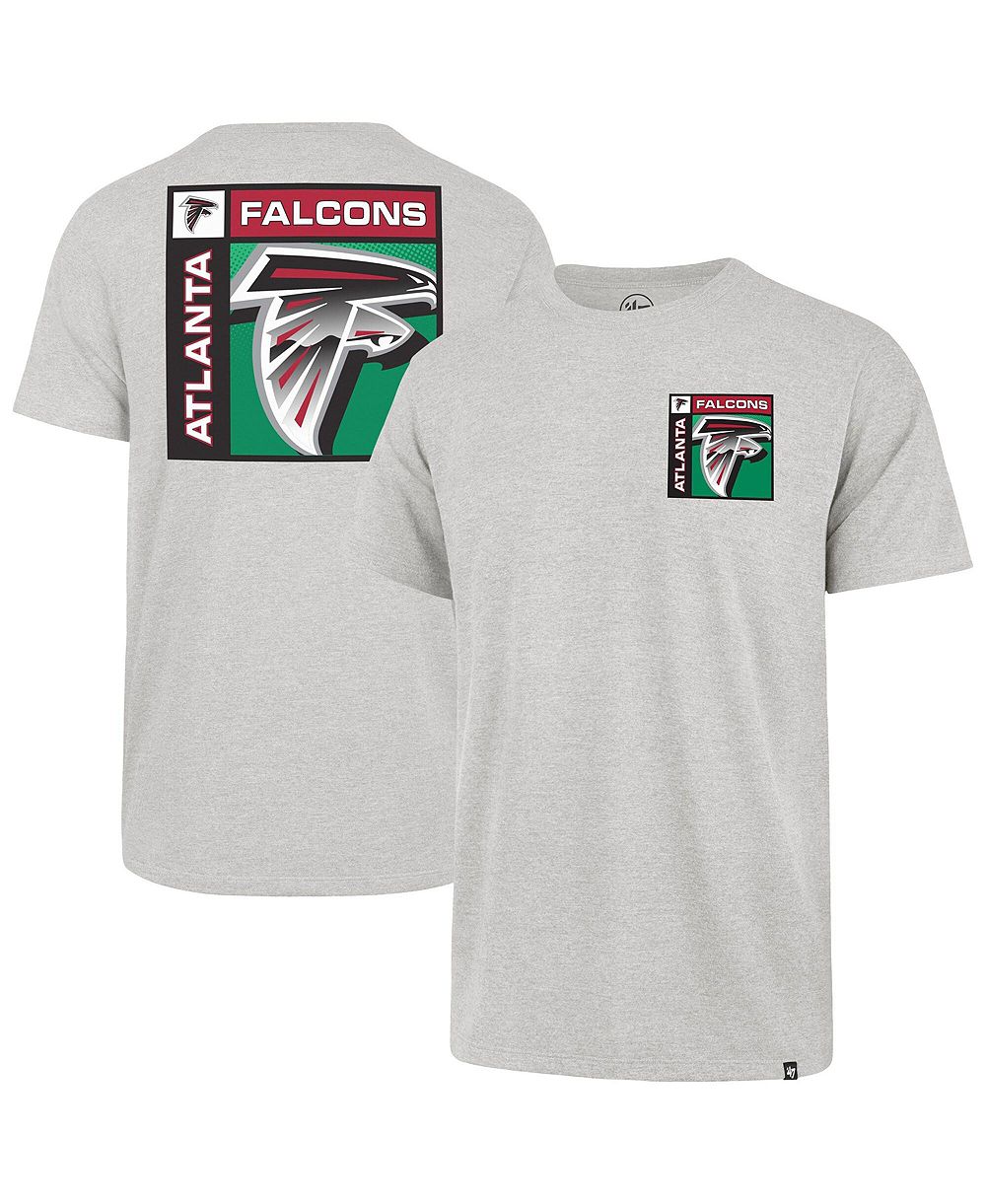 Мужская футболка '47 Brand Gray Atlanta Falcons Chrome Plate Franklin