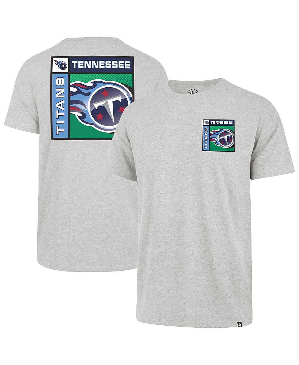 Мужская футболка '47 Brand Gray Tennessee Titans Chrome Plate Franklin