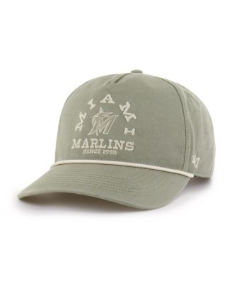 Мужская кепка '47 Brand Miami Marlins Canyon Ranchero Hitch регулируемая оливкового цвета