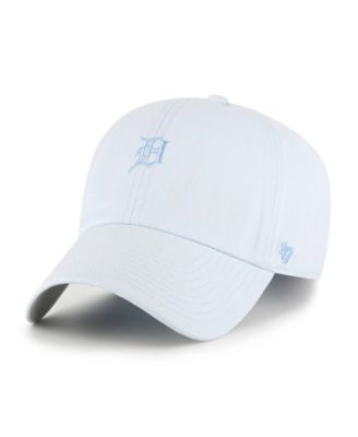 Мужская и женская кепка '47 Brand Light Blue Detroit Tigers Pastel Clean Up Adjustable