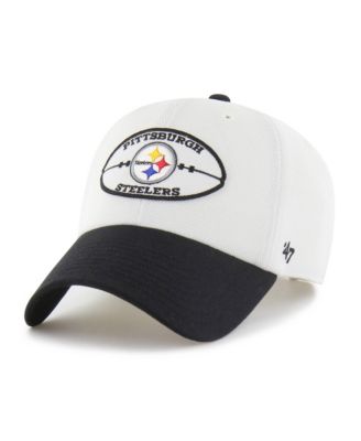 '47 Brand Мужская кепка Pique Patch Clean Up регулируемая Pittsburgh Steelers White/Black