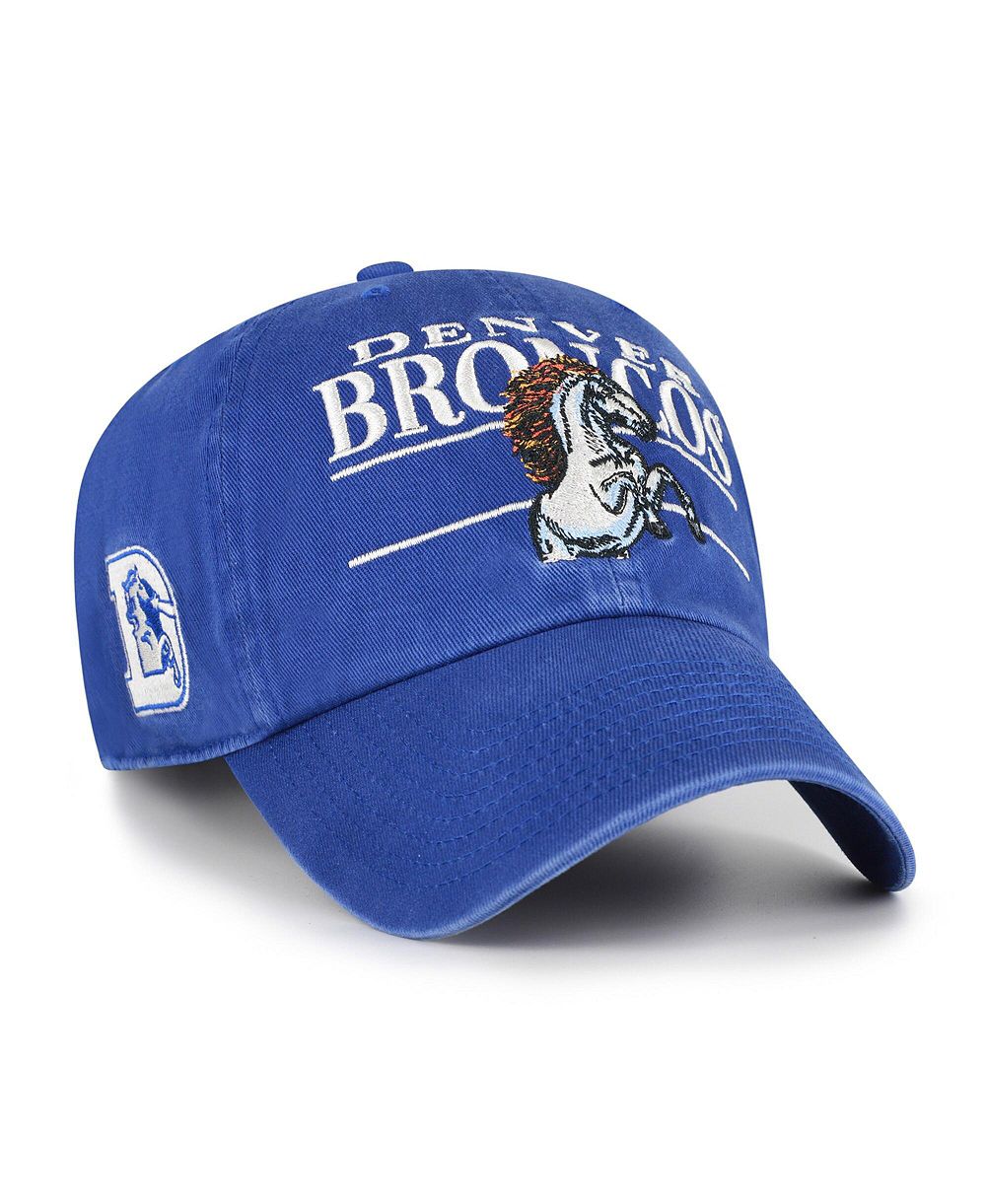 Мужская кепка '47 Brand Denver Broncos Throwback Graphic Clean Up Adjustable