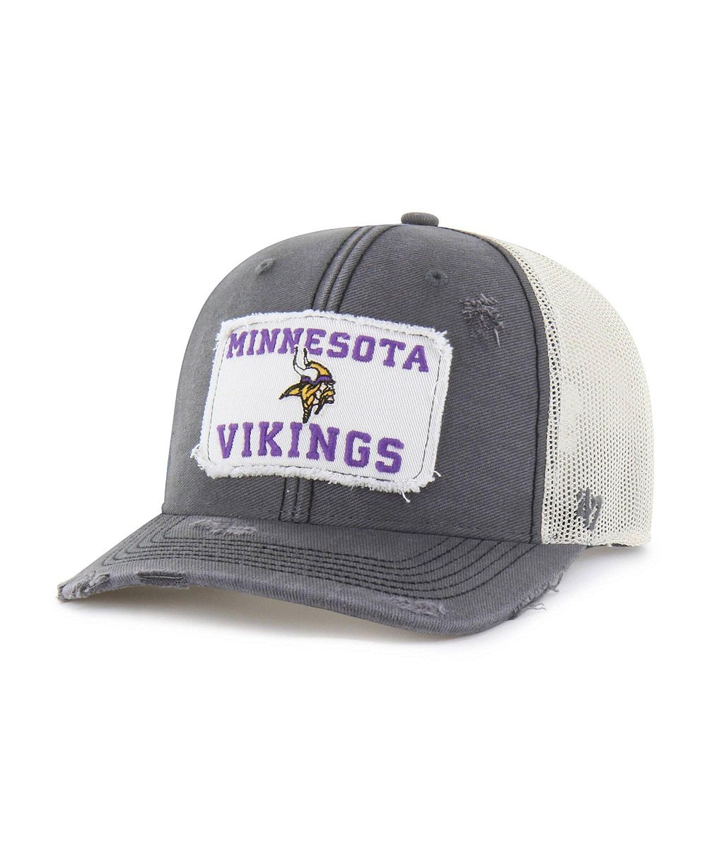 '47 Brand Мужская темно-серая кепка Minnesota Vikings