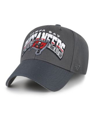Мужская кепка '47 Brand Charcoal Tampa Bay Buccaneers Split Block MVP Adjustable