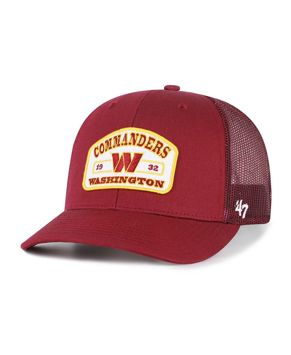 '47 Brand Men's Burgundy Washington Commanders Roadway Adjustable Trucker Hat