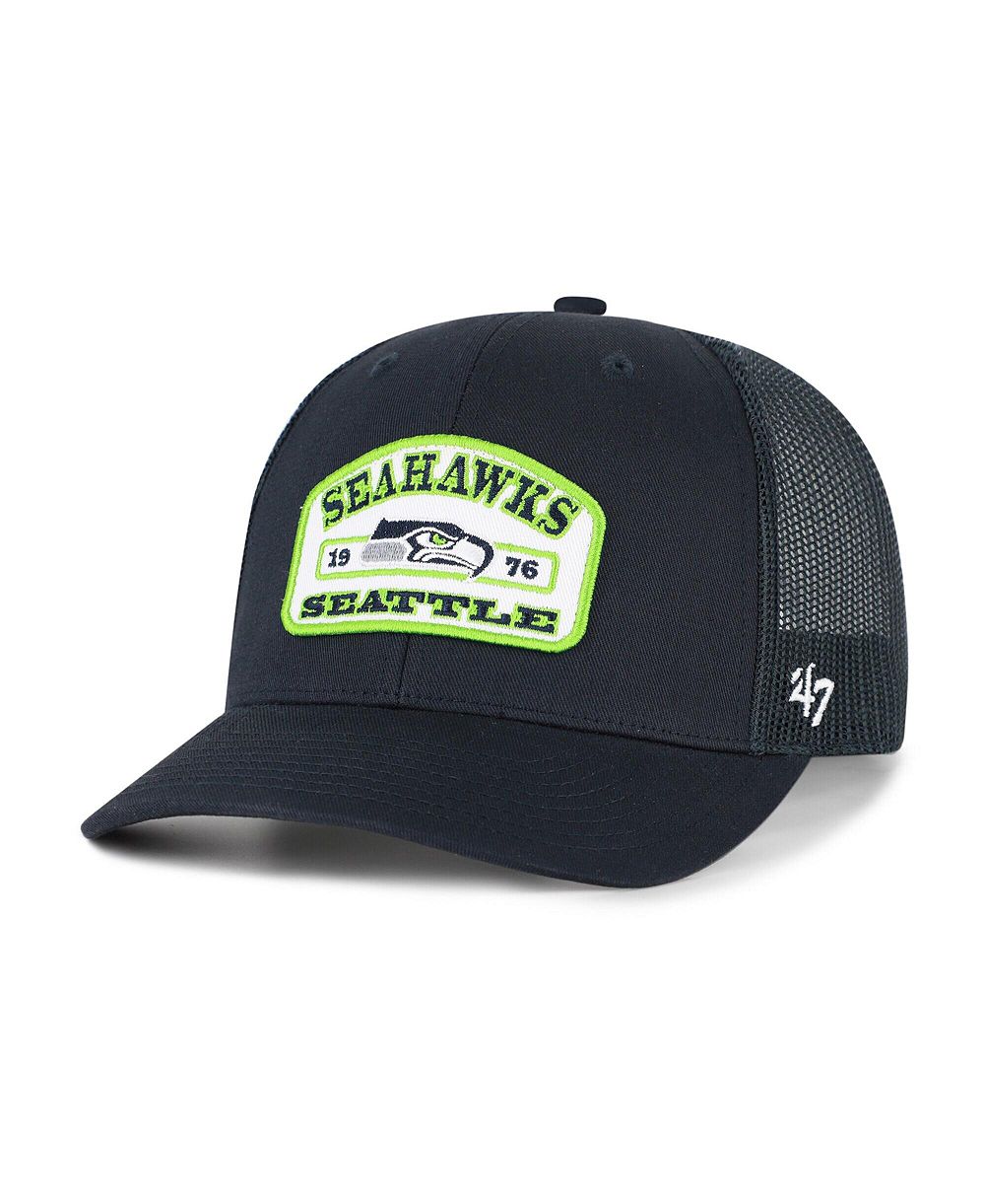 '47 Brand Men's College Navy Seattle Seahawks Roadway Adjustable Trucker Hat