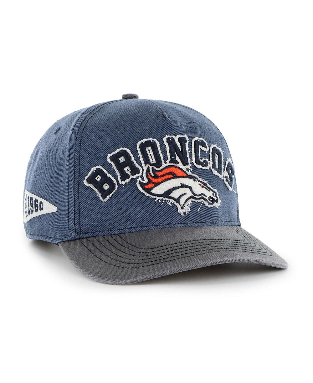 Мужская кепка '47 Brand Denver Broncos Calderwood Well Worn Hitch регулируемая темно-синяя