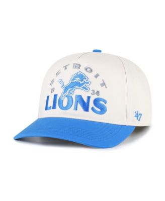 Мужская кепка '47 Brand Natural Detroit Lions Arcitext Hitch Adjustable