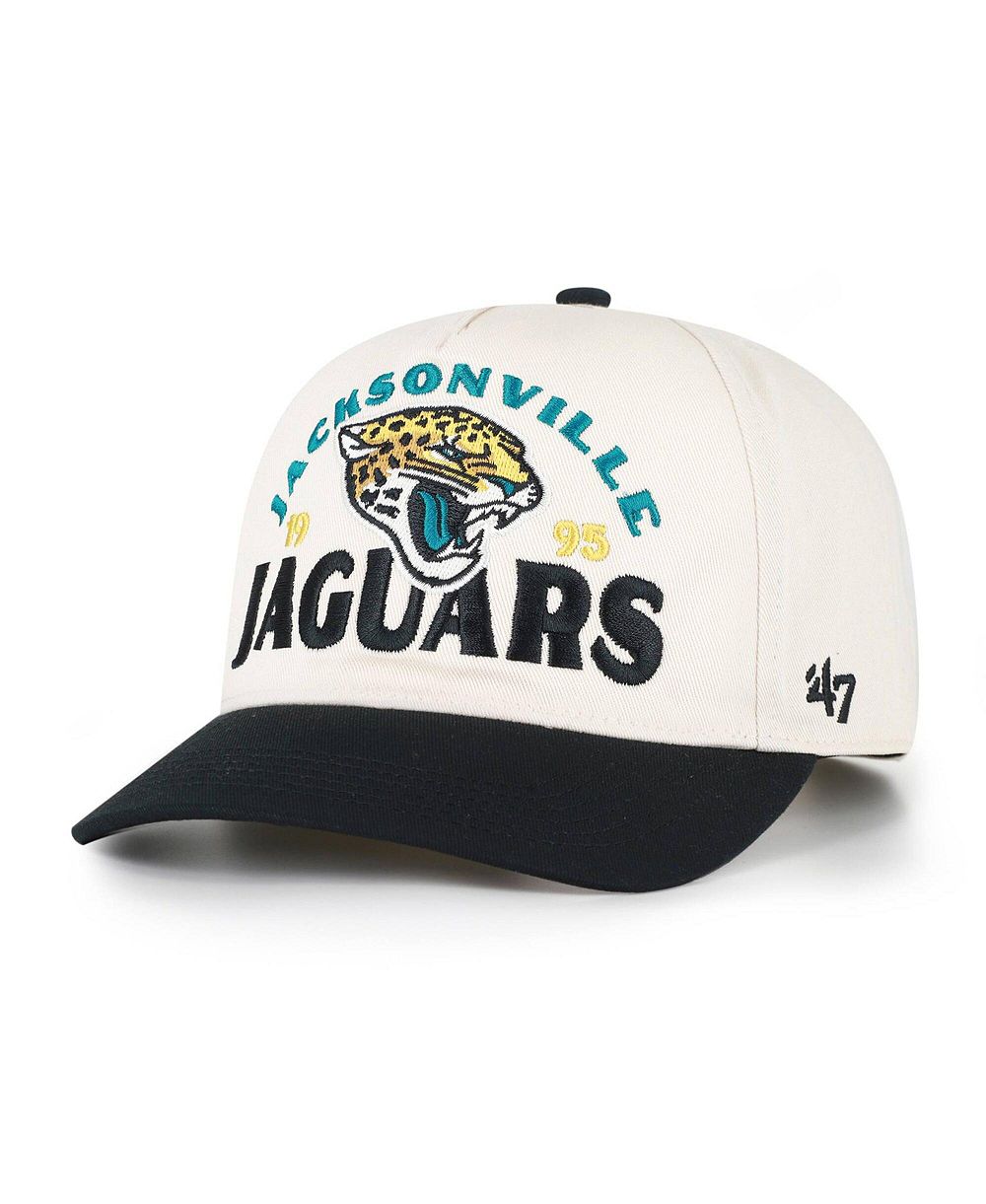 Мужская кепка '47 Brand Natural Jacksonville Jaguars Arcitext Hitch Adjustable Hat