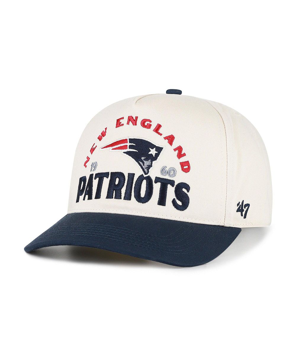 Мужская кепка '47 Brand Natural New England Patriots Arcitext Hitch Adjustable