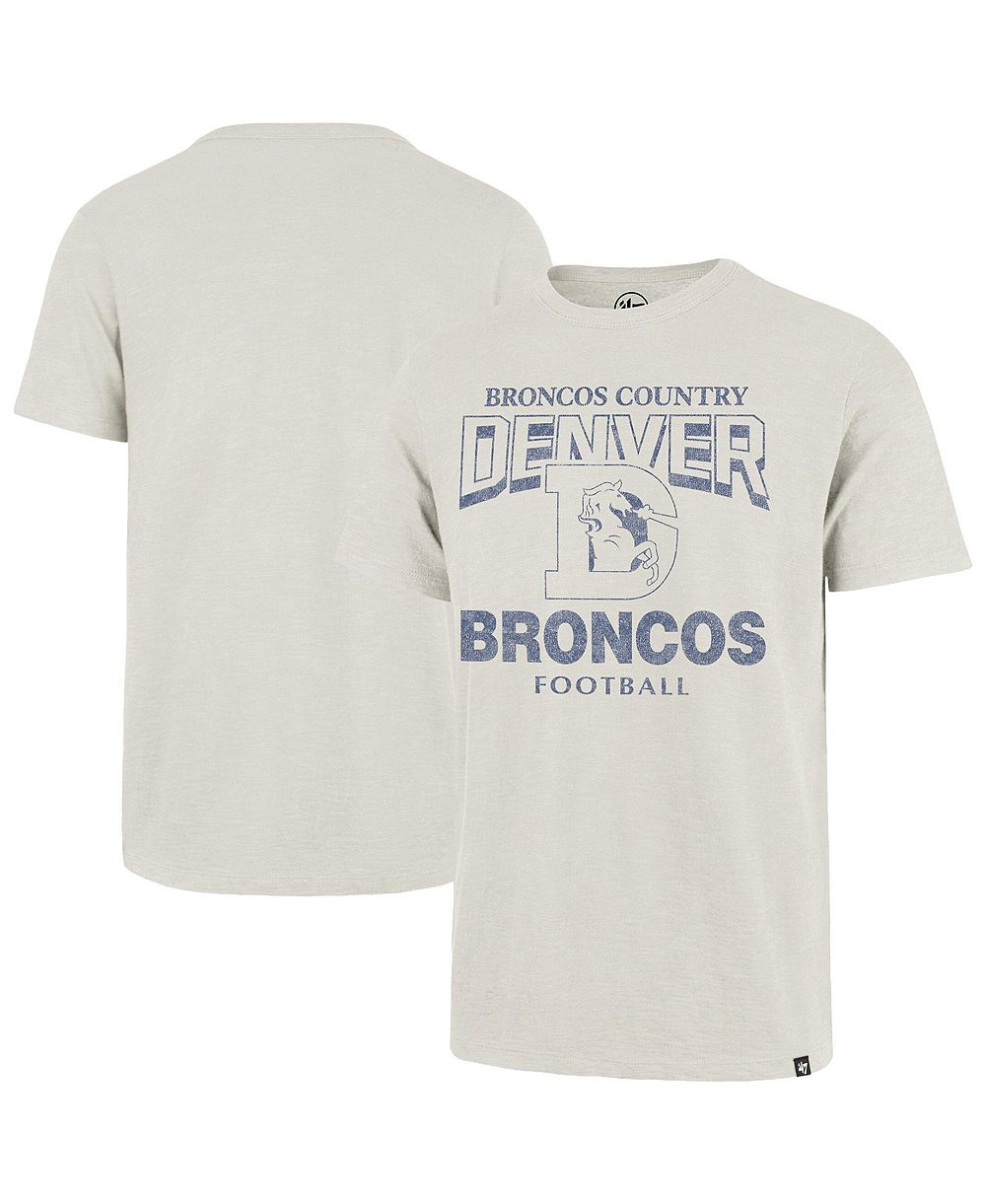 Мужская футболка '47 Brand Natural Denver Broncos Head On Scrum
