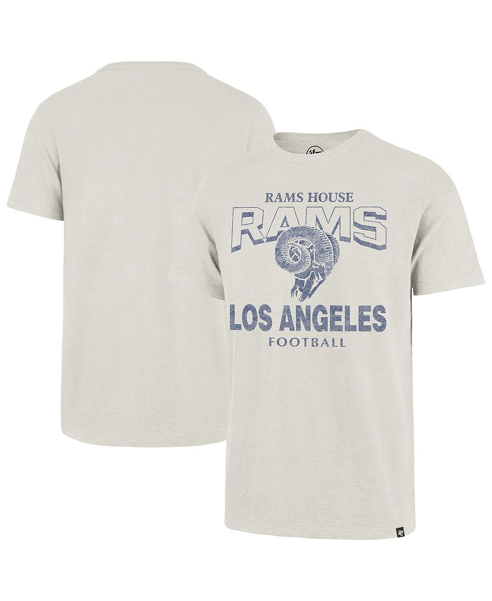 '47 Brand Мужской Natural Los Angeles Rams Head On Scrum T-Shirt