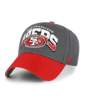 Мужская регулируемая кепка '47 Brand Charcoal San Francisco 49ers Split Block MVP
