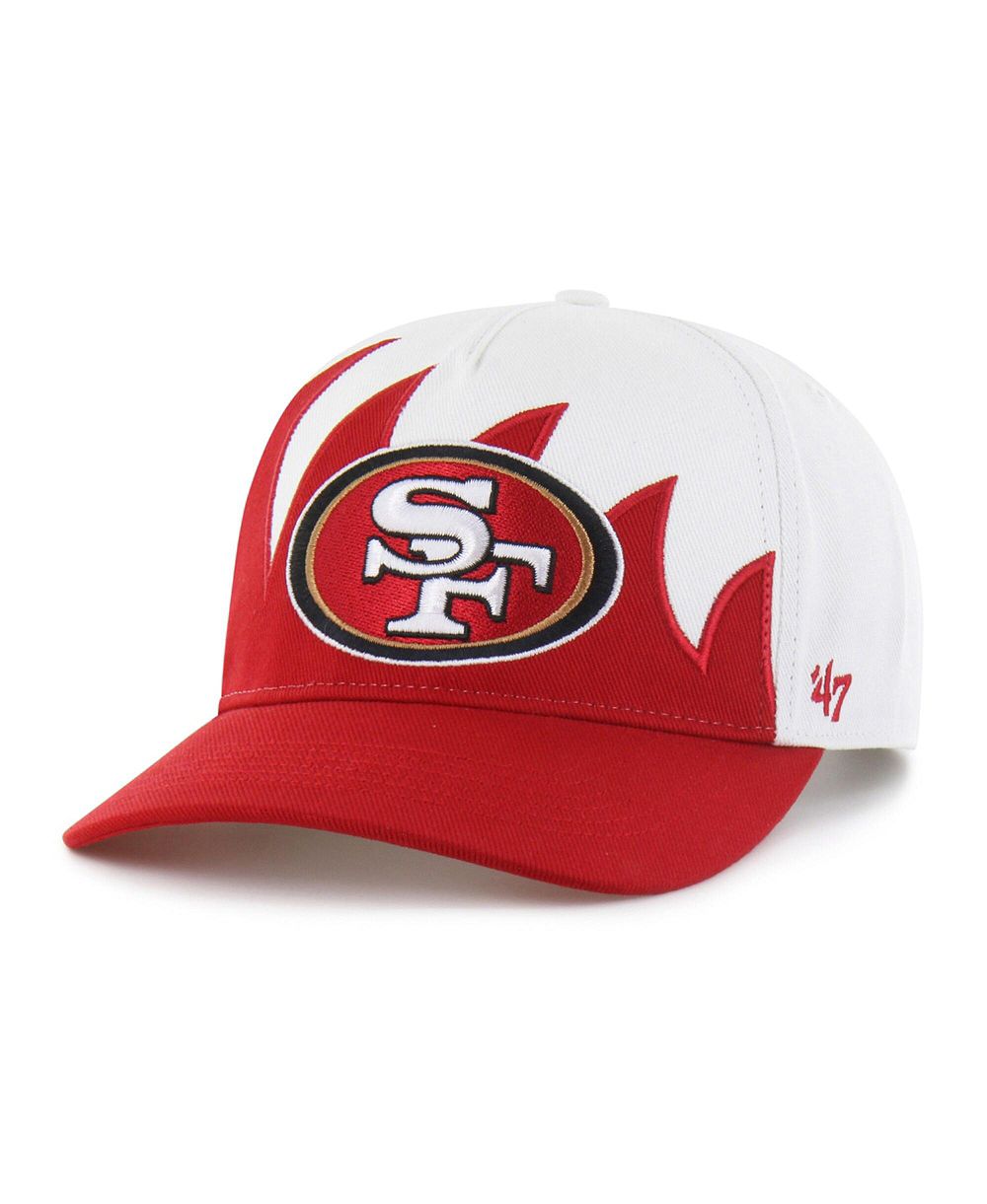 '47 Brand Мужская белая кепка San Francisco 49ers Jagged Hitch Adjustable