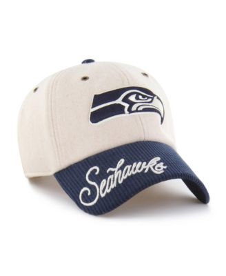 '47 Brand Women's Natural/College Navy Seattle Seahawks Rope Script Clean Up Adjustable Hat