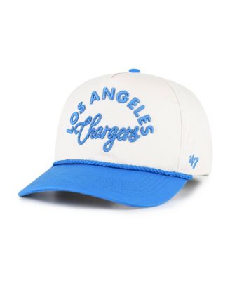 Женская кепка '47 Brand Los Angeles Chargers Rope Script Hitch регулируемая натурального цвета