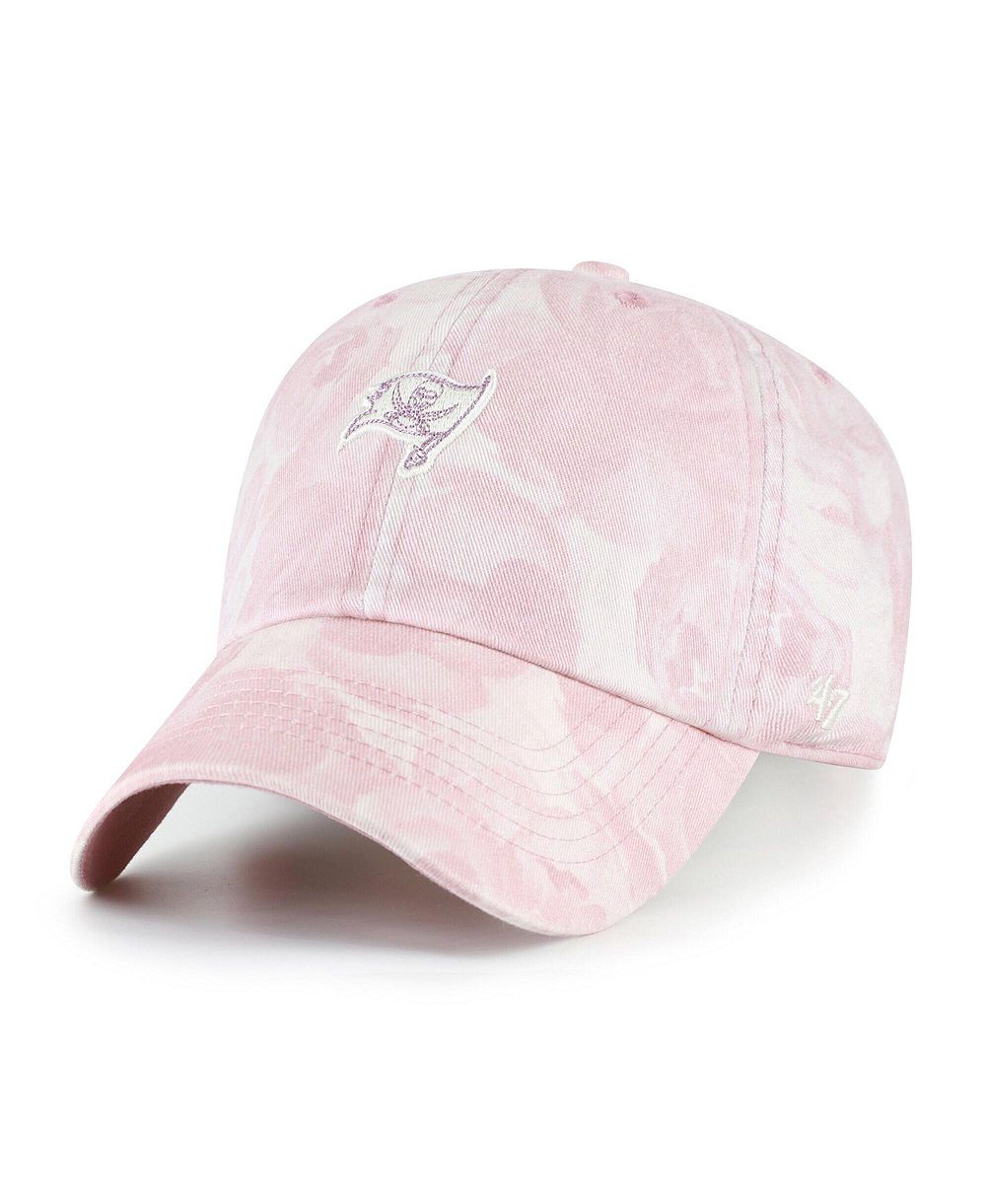 Женская кепка '47 Brand Pink Tampa Bay Buccaneers Gardenia Clean Up Adjustable Hat