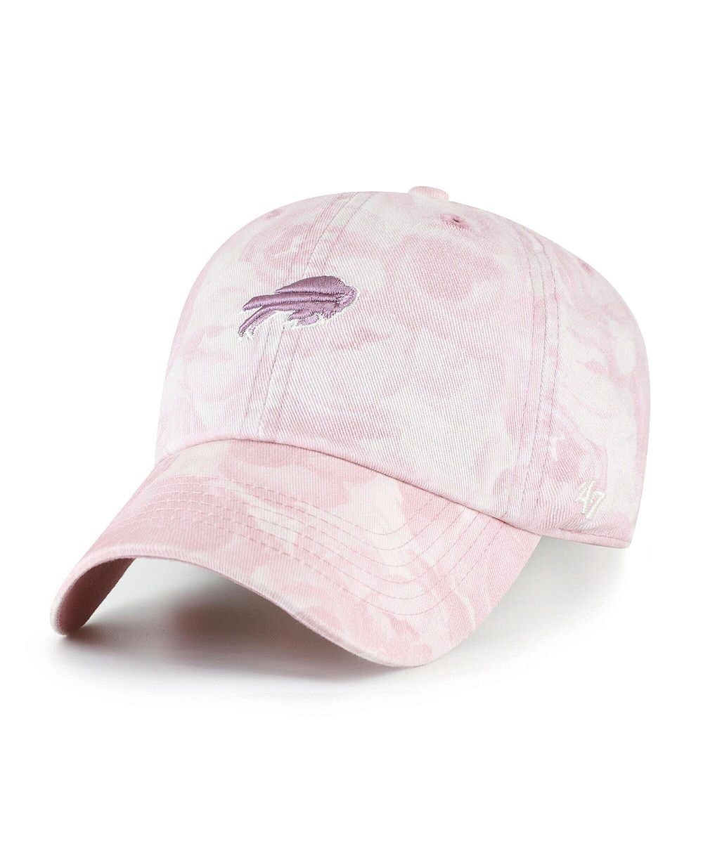 Женская кепка '47 Brand Pink Buffalo Bills Gardenia Clean Up Adjustable