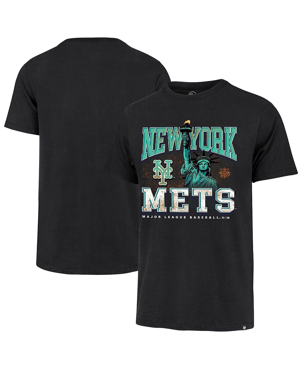 '47 Brand Men's Black New York Mets Regional Franklin T-Shirt
