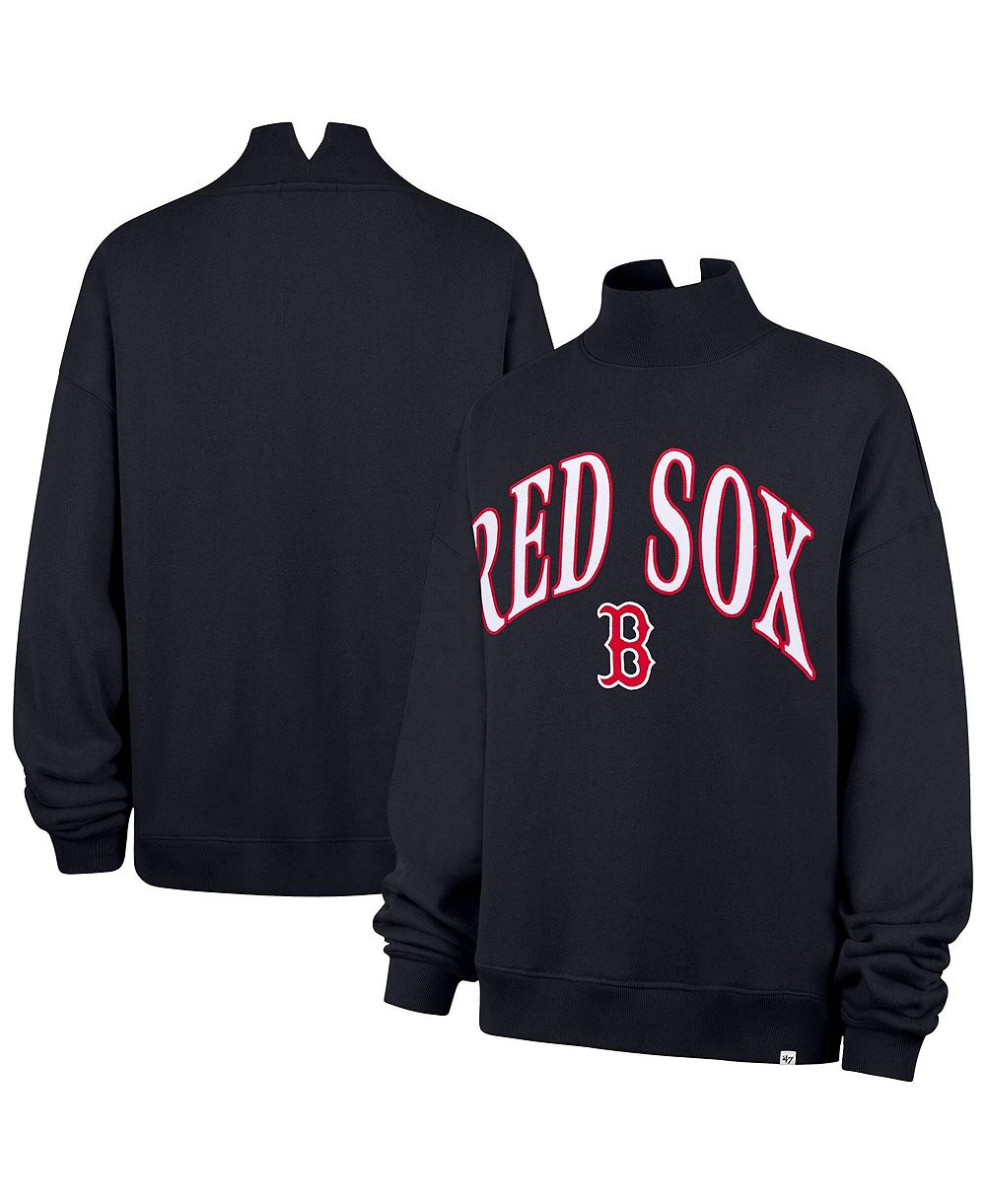 Женская толстовка '47 Brand Boston Red Sox Vantage Mock Neck Oversized