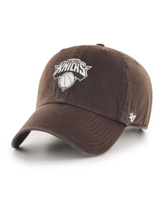 '47 Brand Men's Brown New York Knicks Color Pack Clean Up Adjustable Hat