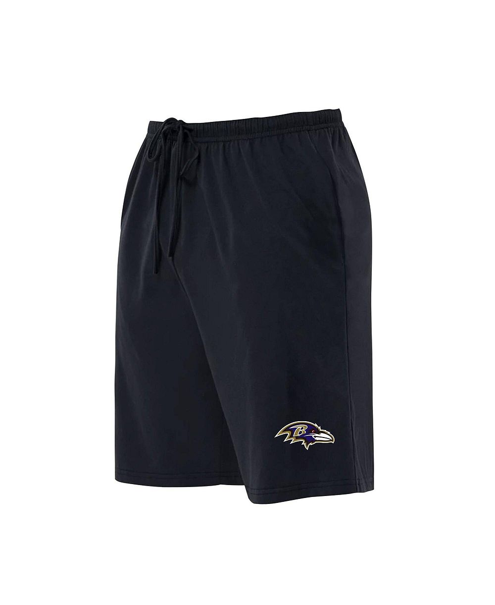 Мужские черные шорты Concepts Sport Baltimore Ravens Big Tall Fleece Lounge