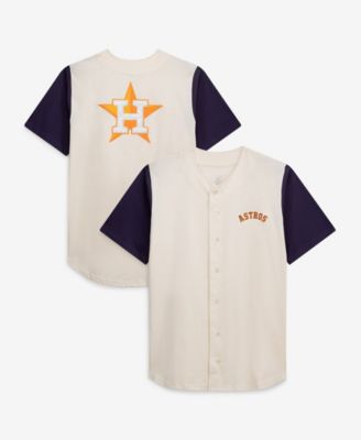 Мужская джерси Fanatics Houston Astros, кремовая, на пуговицах