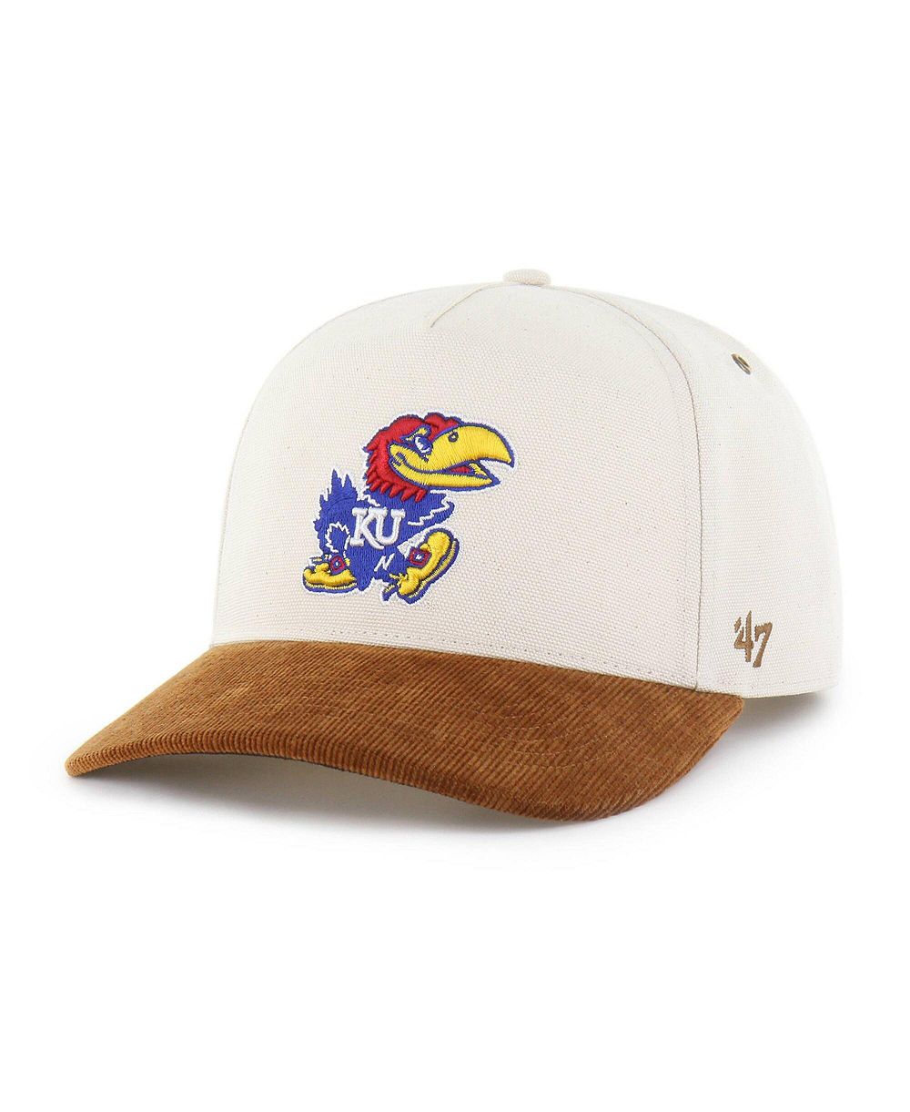 Carhartt x '47 Мужская кепка Trucker Adjustable Natural/Brown Kansas Jayhawks