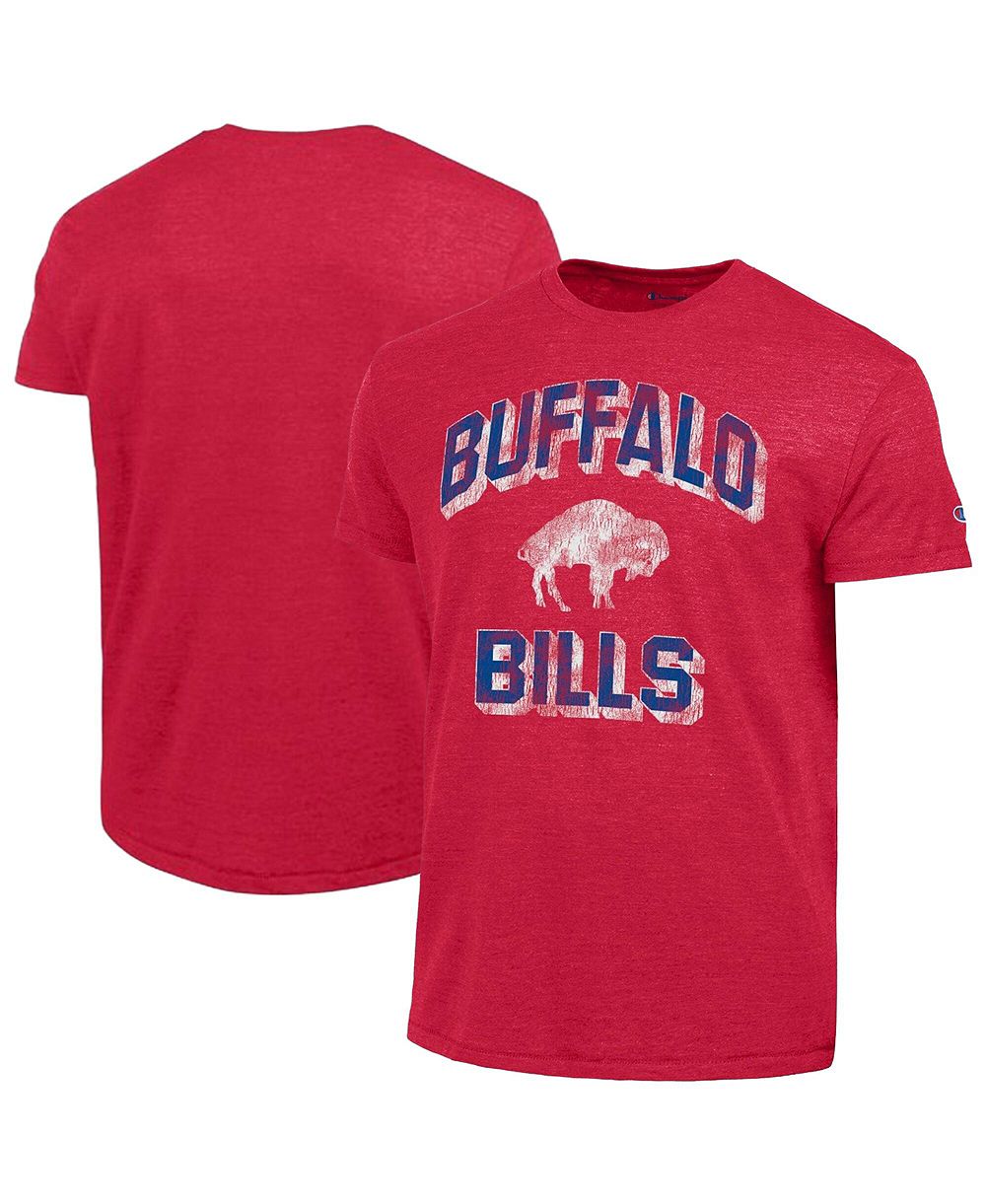 Мужская футболка Champion Red Buffalo Bills Ultimate Tri-Blend