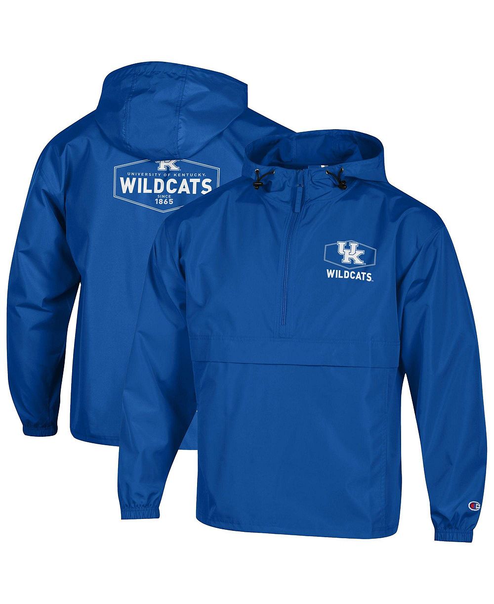 Мужская куртка Champion Royal Kentucky Wildcats Delay Packable Half-Zip