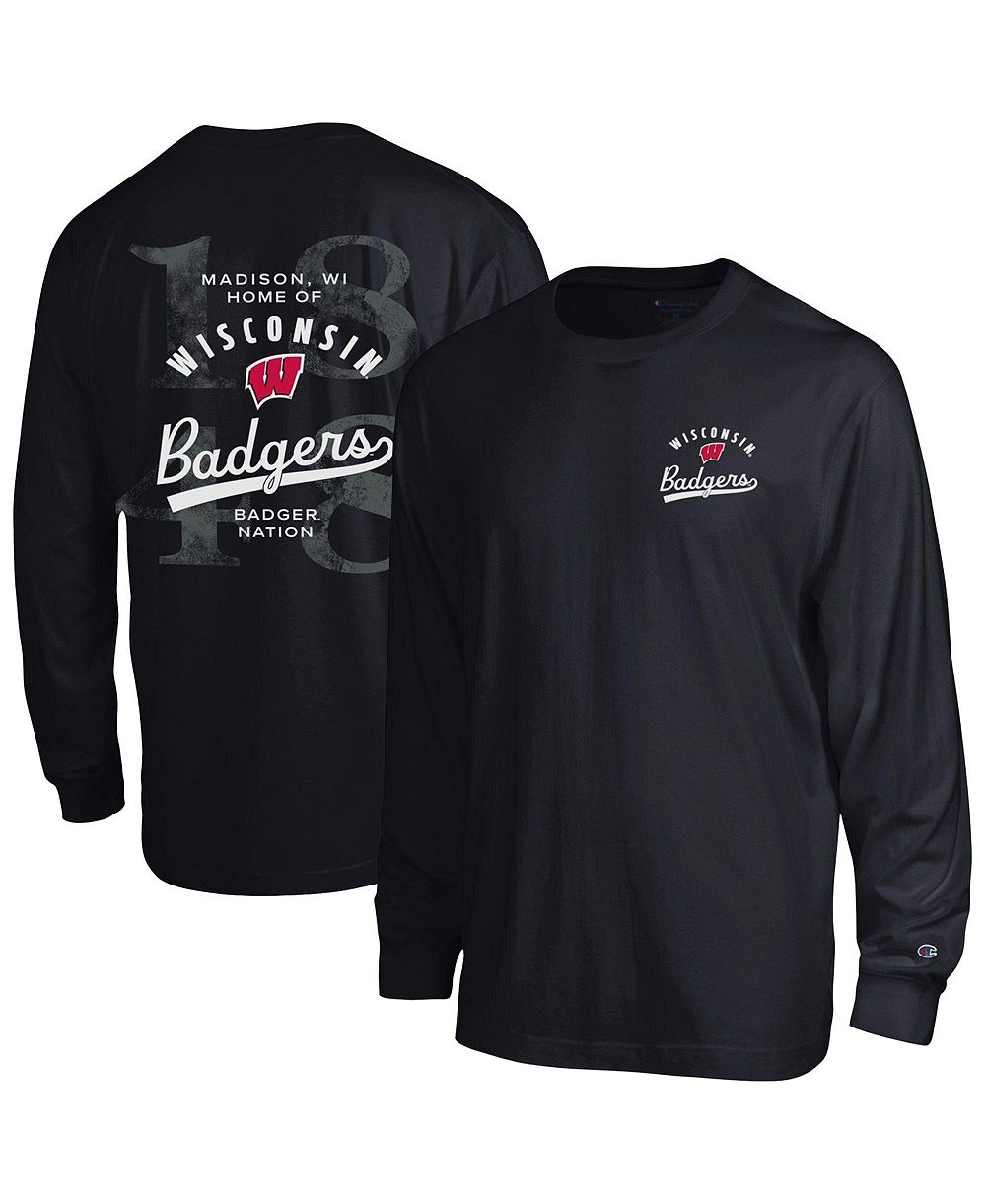 Мужская футболка Champion Wisconsin Badgers Laminated All-Star, Black