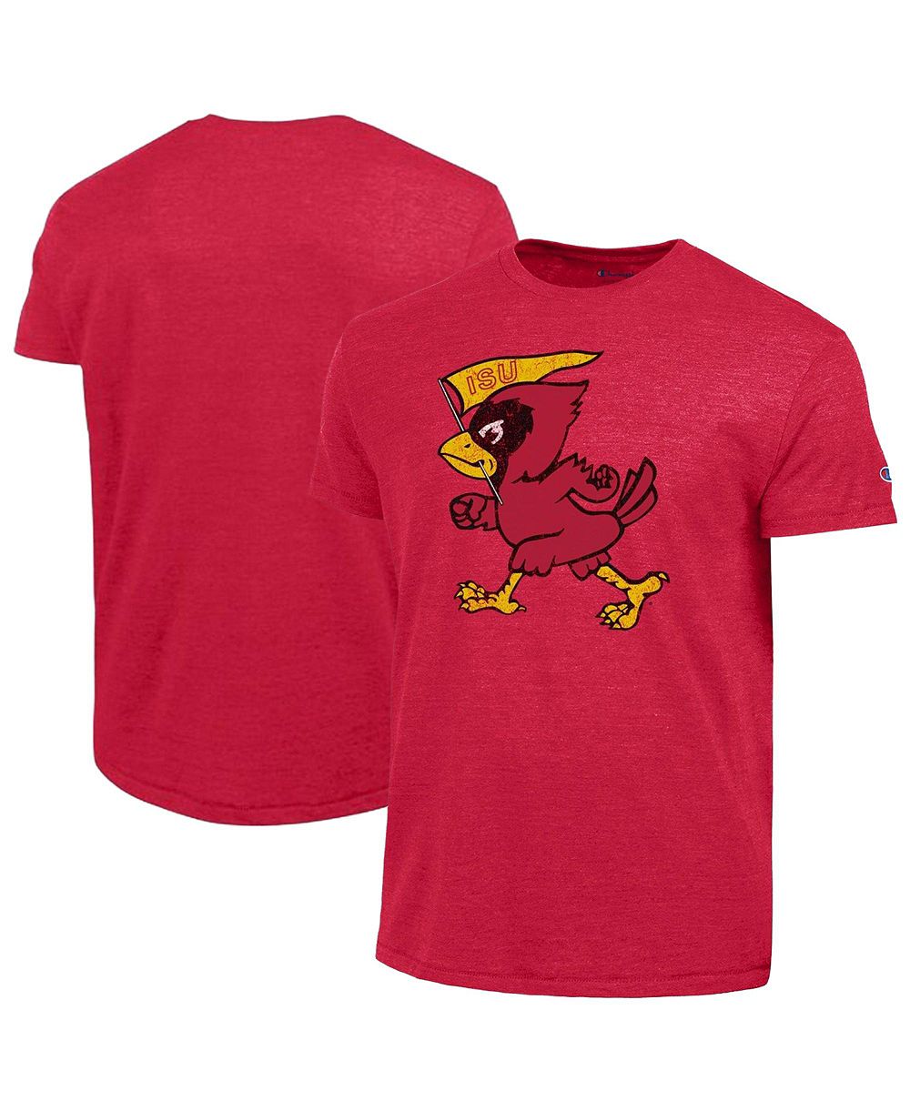 Champion Мужская футболка Iowa State Cyclones Vintage Triumph Tri-Blend