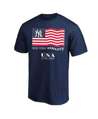 Fanatics Men's Navy New York Yankees USA 1776-2026 Big & Tall T-Shirt