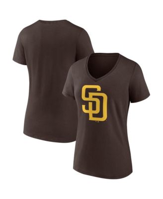 Logo Athletic Women's San Diego Padres V-Neck T-Shirt