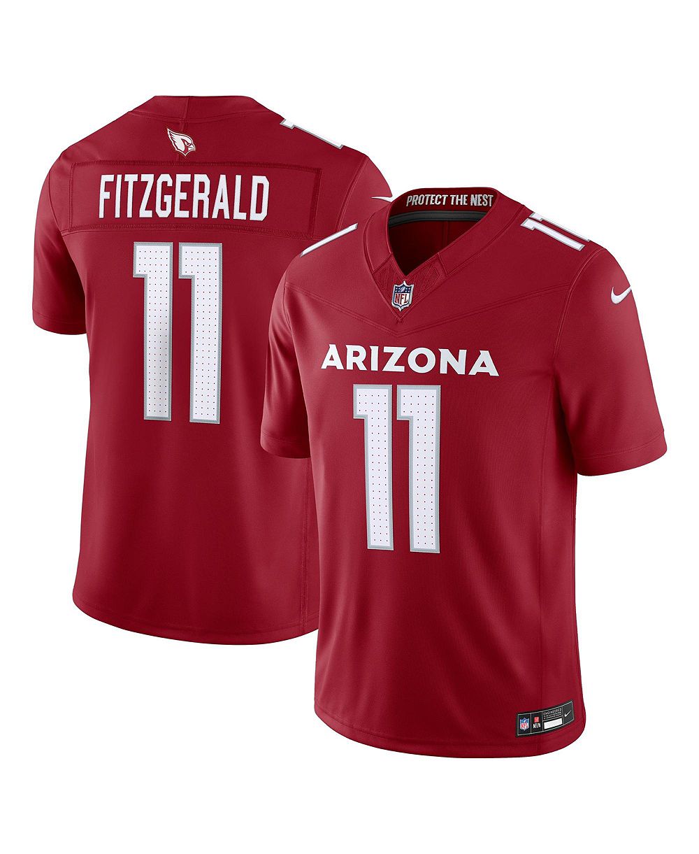Джерси Nike Men's Larry Fitzgerald Cardinal Arizona Cardinals Vapor F.U.S.E. Stitched Retired Limited