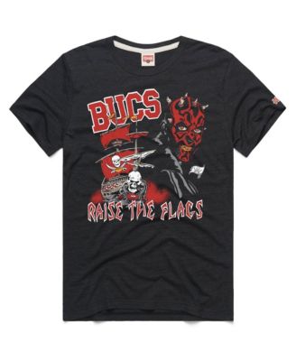 Homage Men's and Women's Charcoal Tampa Bay Buccaneers Star Wars x NFL Tri-Blend T-Shirt