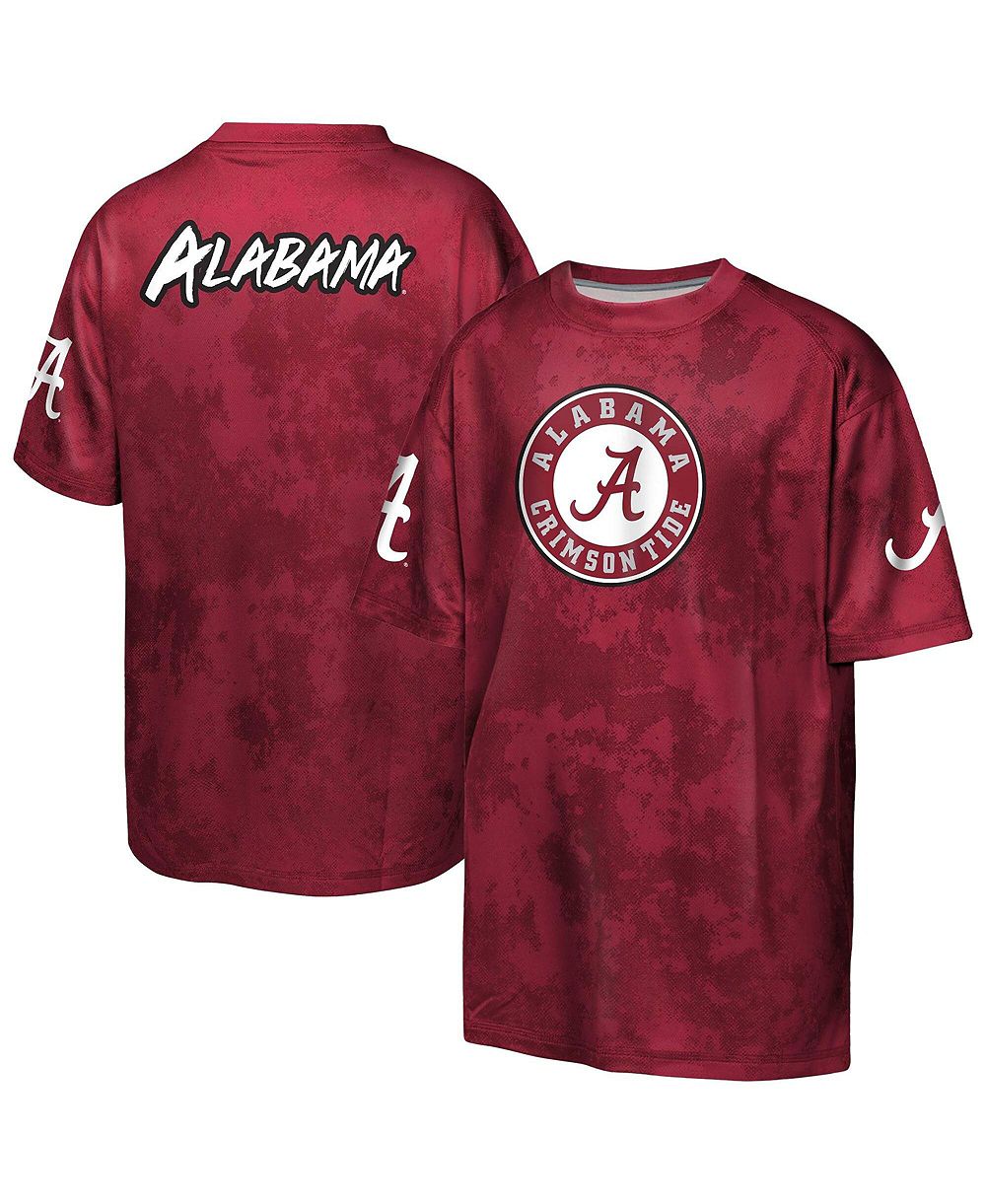 Детская футболка Outerstuff Crimson Alabama Crimson Tide Off-Side Sublimated