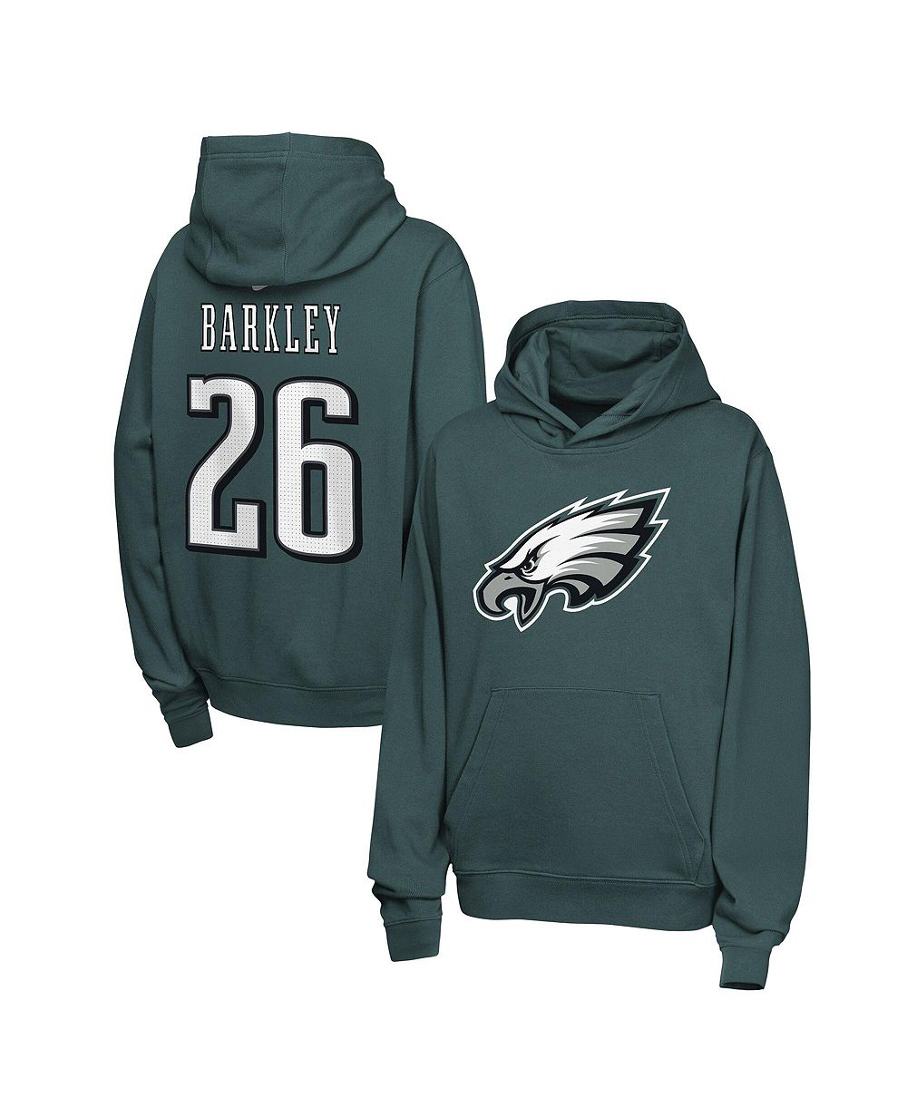 Nike худи Club Fleece для мальчиков и девочек, Saquon Barkley Midnight Green Philadelphia Eagles