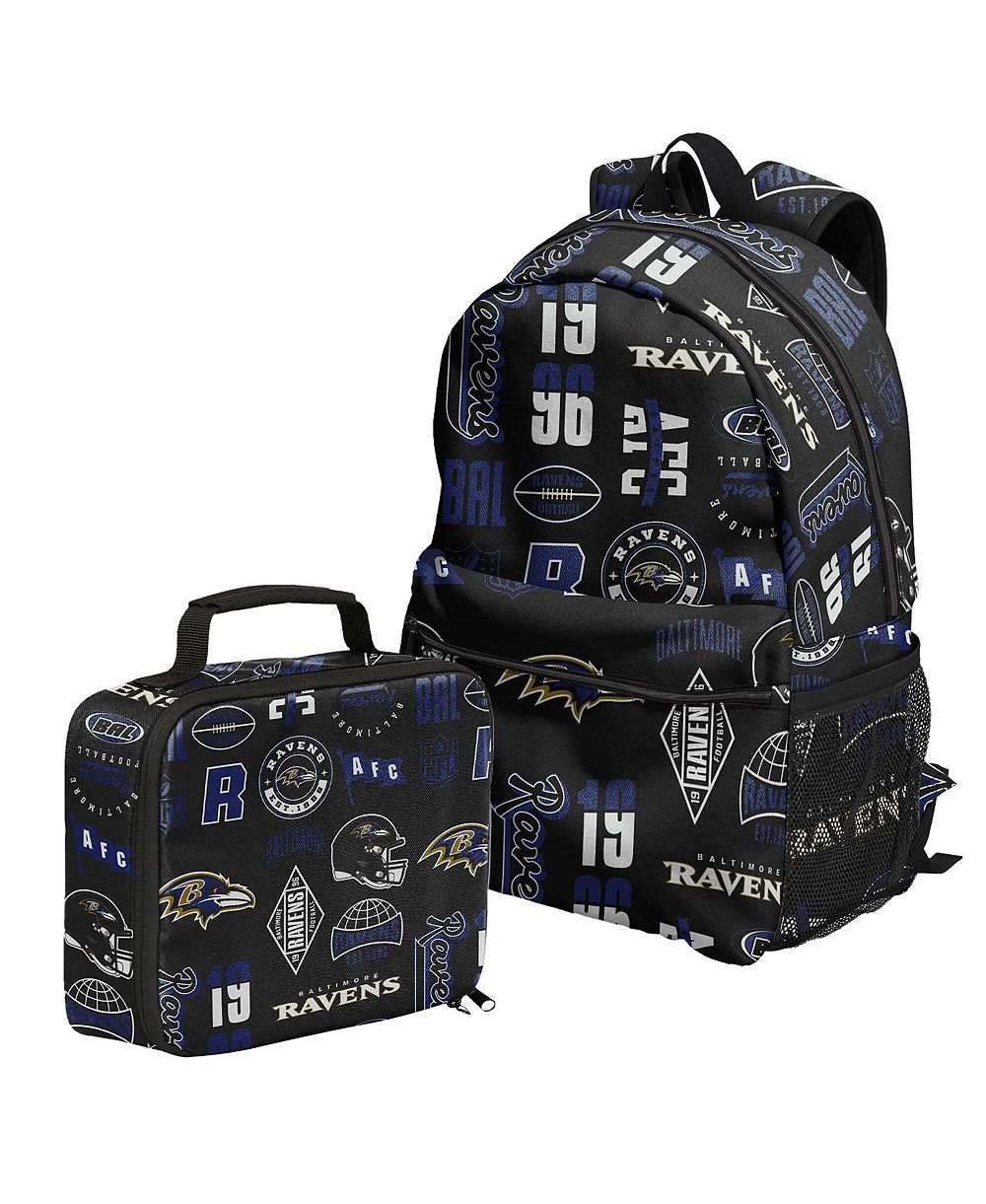 Рюкзак и ланчбокс Outerstuff Baltimore Ravens Set
