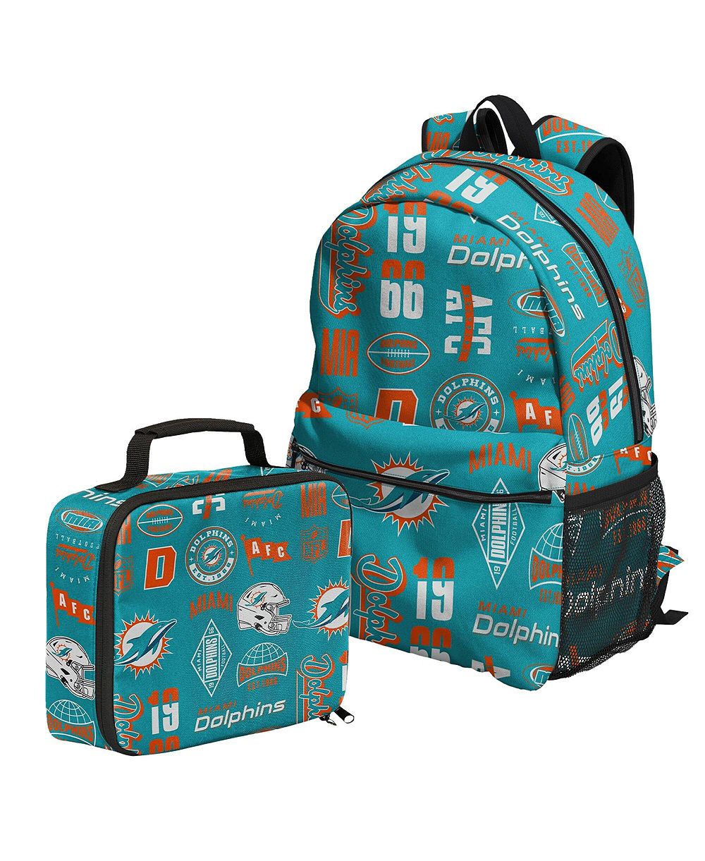 Набор рюкзак и ланчбокс Outerstuff Miami Dolphins