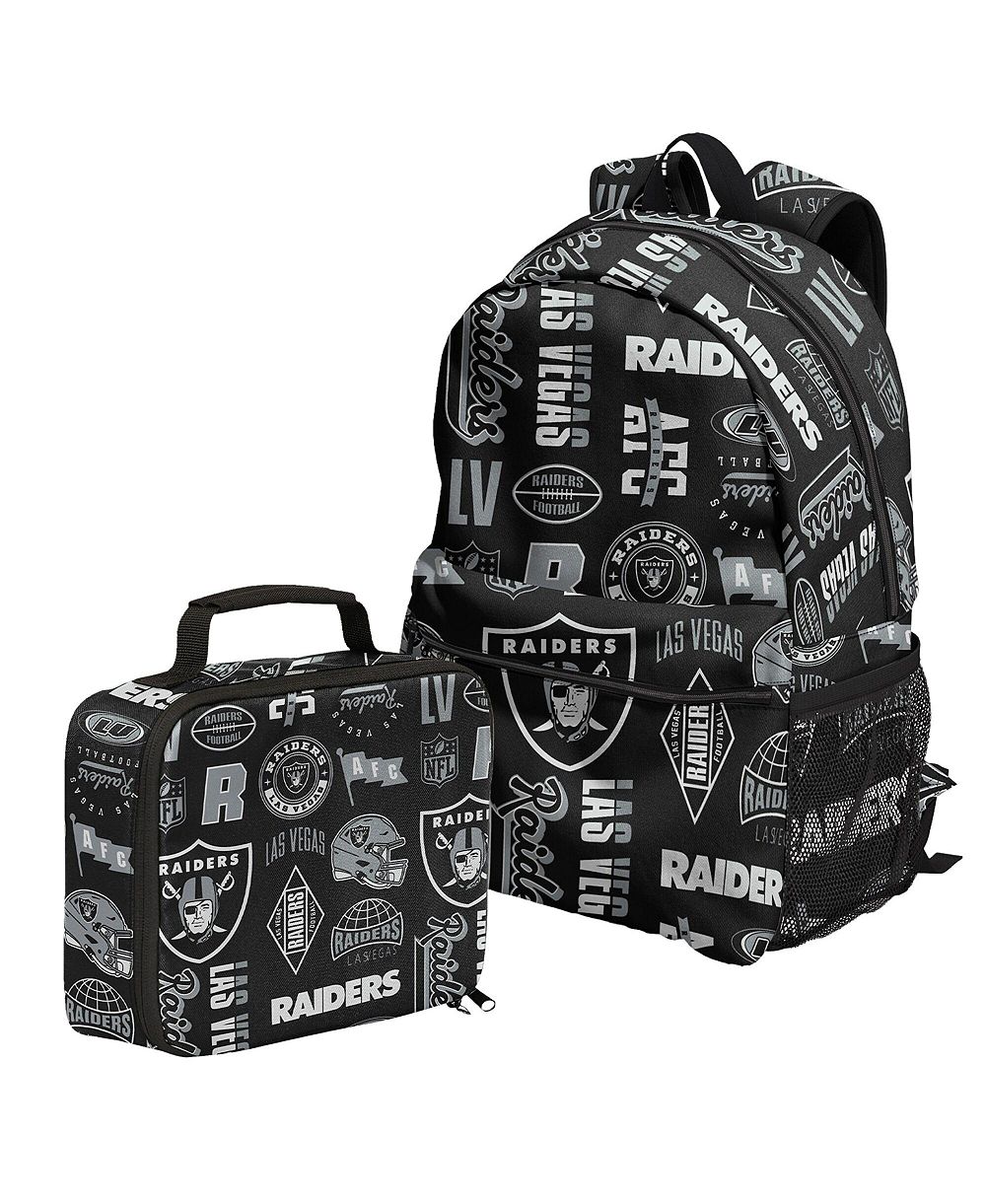 Набор рюкзак и ланчбокс Outerstuff Las Vegas Raiders