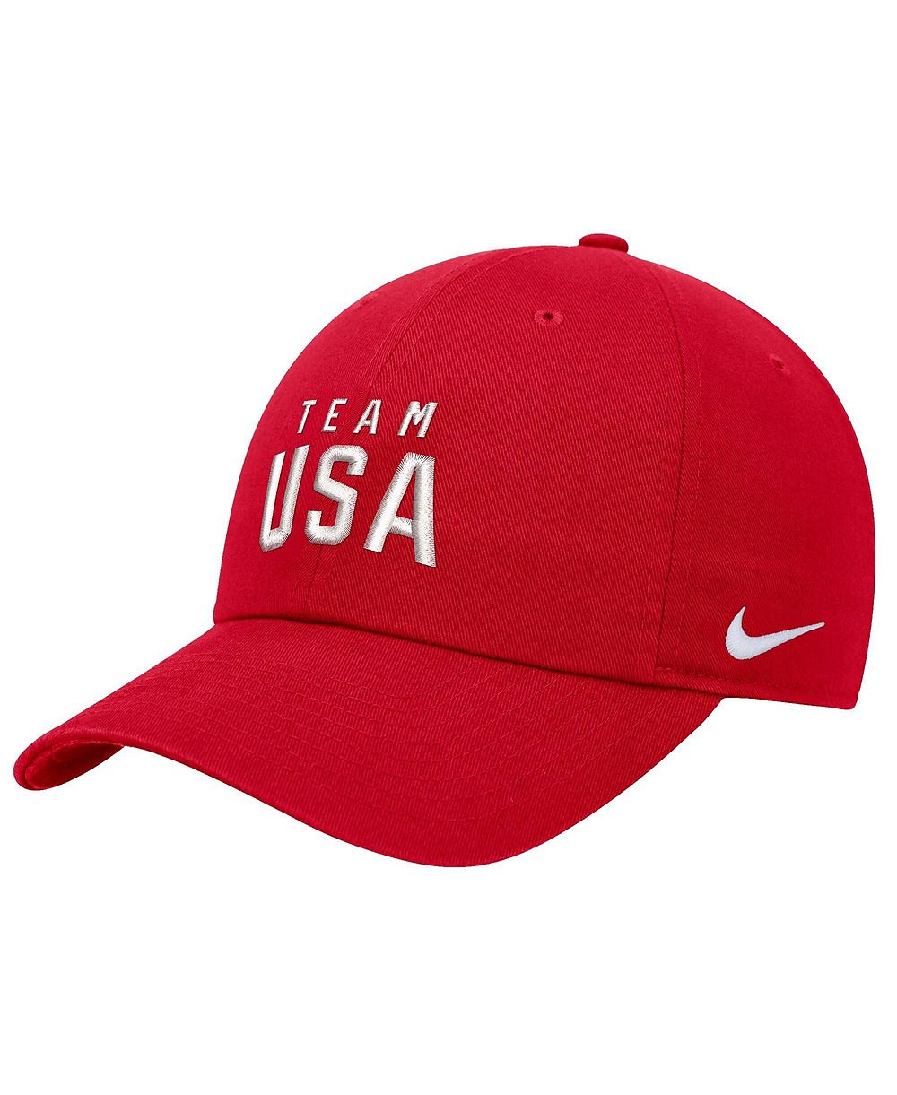Мужская кепка Nike Red Team USA Club Unstructured Adjustable Dri-FIT