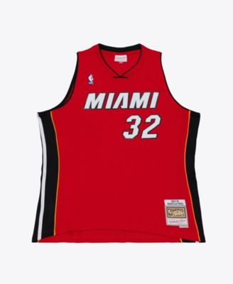 Mitchell & Ness Men's Shaquille O'Neal Red Miami Heat 2005-06 Swingman Jersey