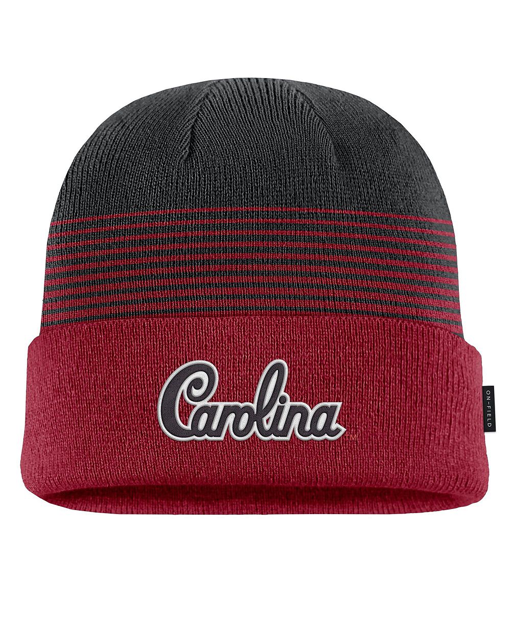 Nike Men's Garnet/Black South Carolina Gamecocks 2026 On-Field Gradient Terra Cuffed Knit Hat