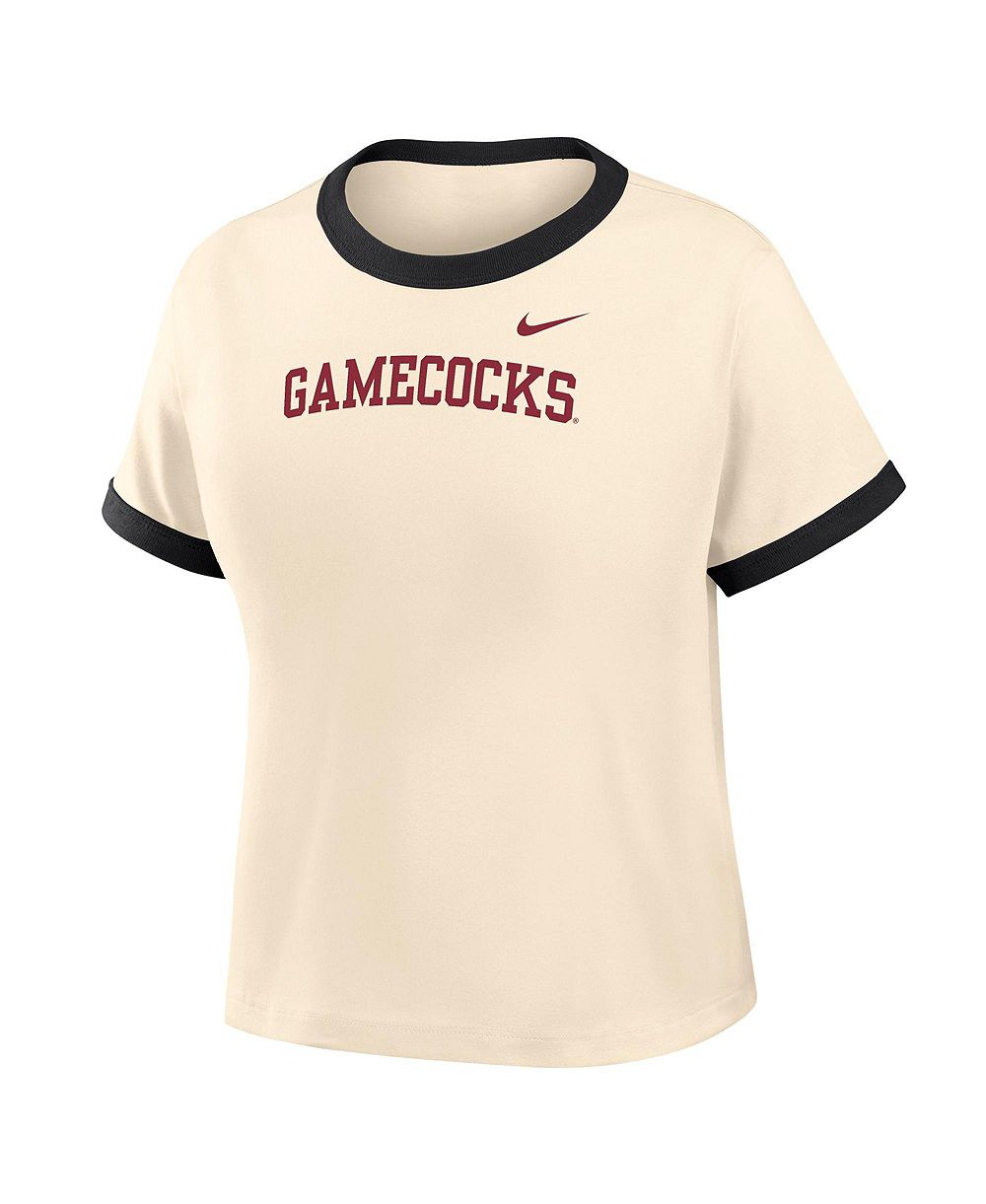 Nike Women's South Carolina Gamecocks Cropped Short-Sleeve Cotton T-Shirt
