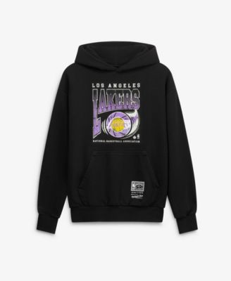 Мужской флисовый худи Mitchell & Ness Black Los Angeles Lakers Ball Out
