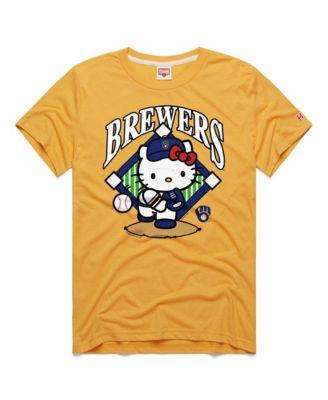 Футболка Homage Milwaukee Brewers Hello Kitty Tri-Blend