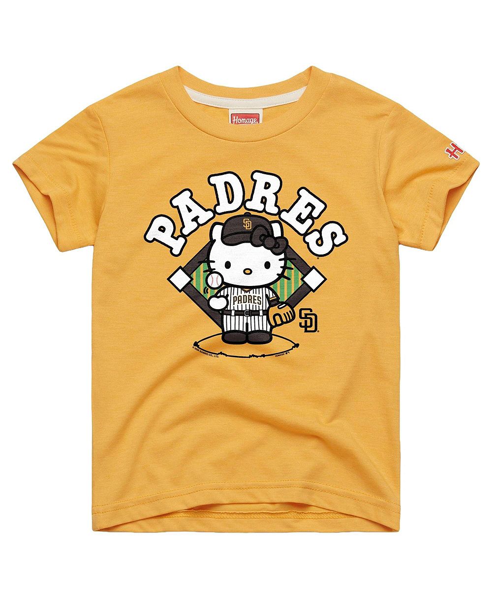 Homage детская футболка Gold San Diego Padres x Hello Kitty x MLB Tri-Blend
